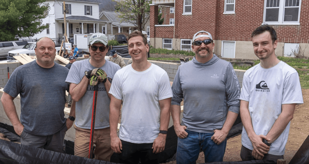 Quick Fix Real Estate staff volunteers