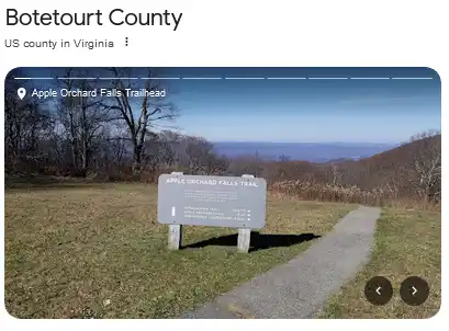 Botetourt County Virginia